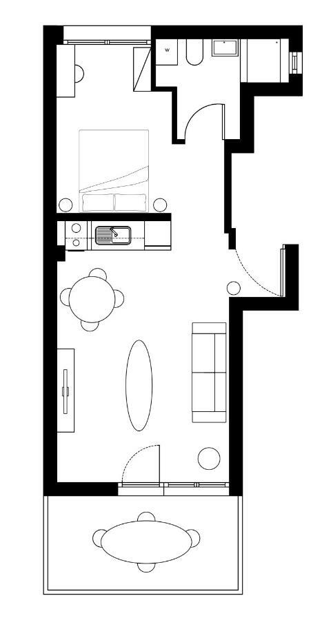 Apartmán Central Penthouse Soluň Exteriér fotografie